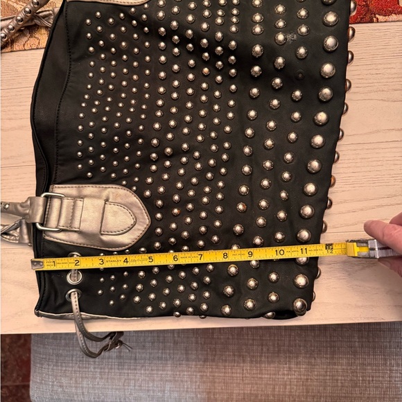 Studded Black Handbag - Picture 12 of 12